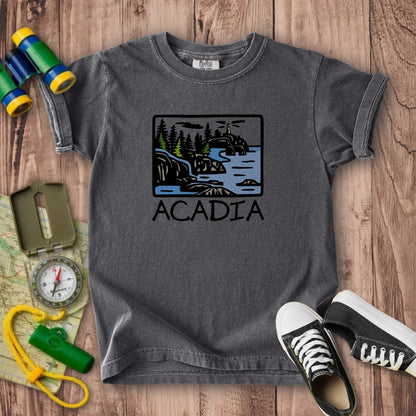 Acadia National Park Kids Cotton T-Shirt