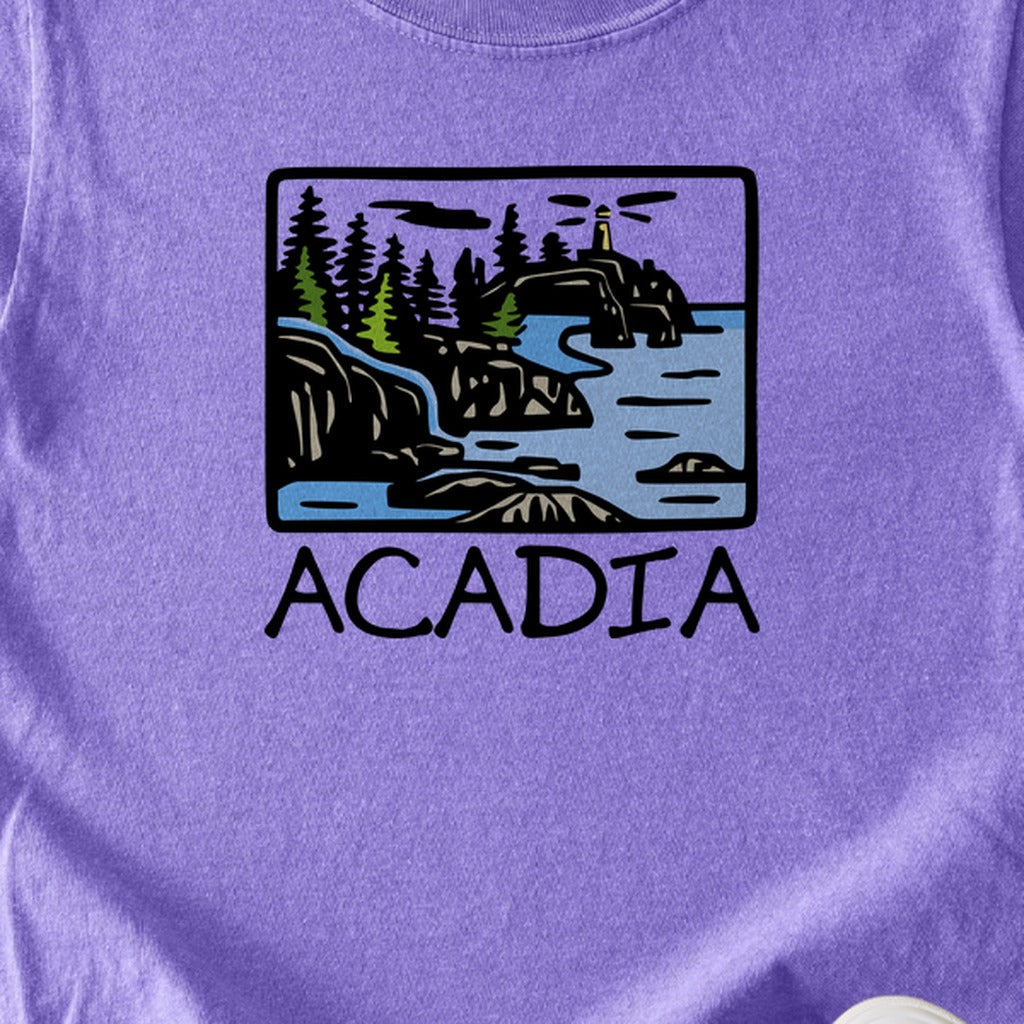 Acadia National Park Kids Cotton T-Shirt