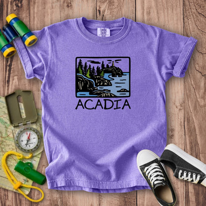 Acadia National Park Kids Cotton T-Shirt