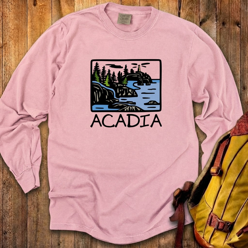 Acadia National Park Cotton Long Sleeve
