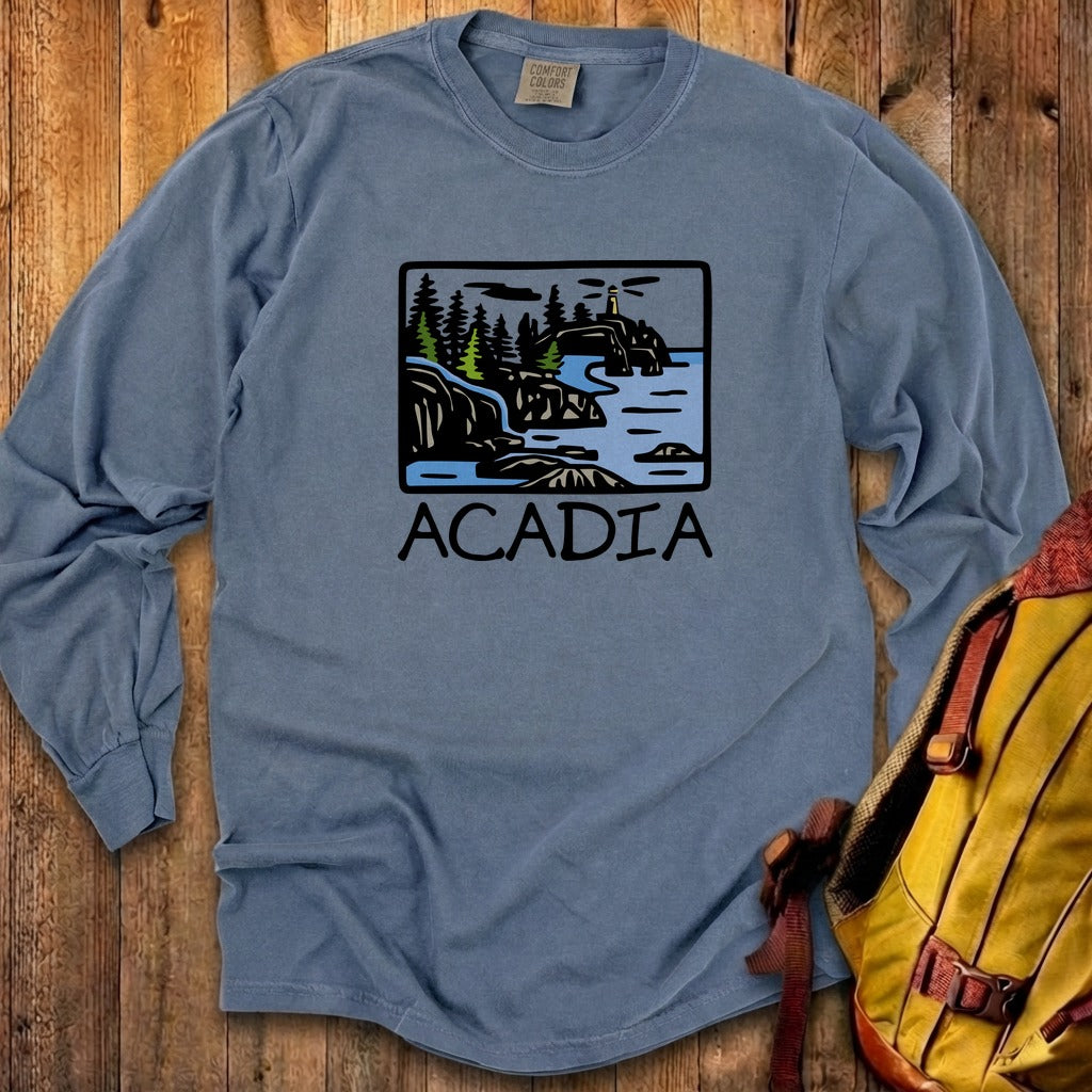 Acadia National Park Cotton Long Sleeve