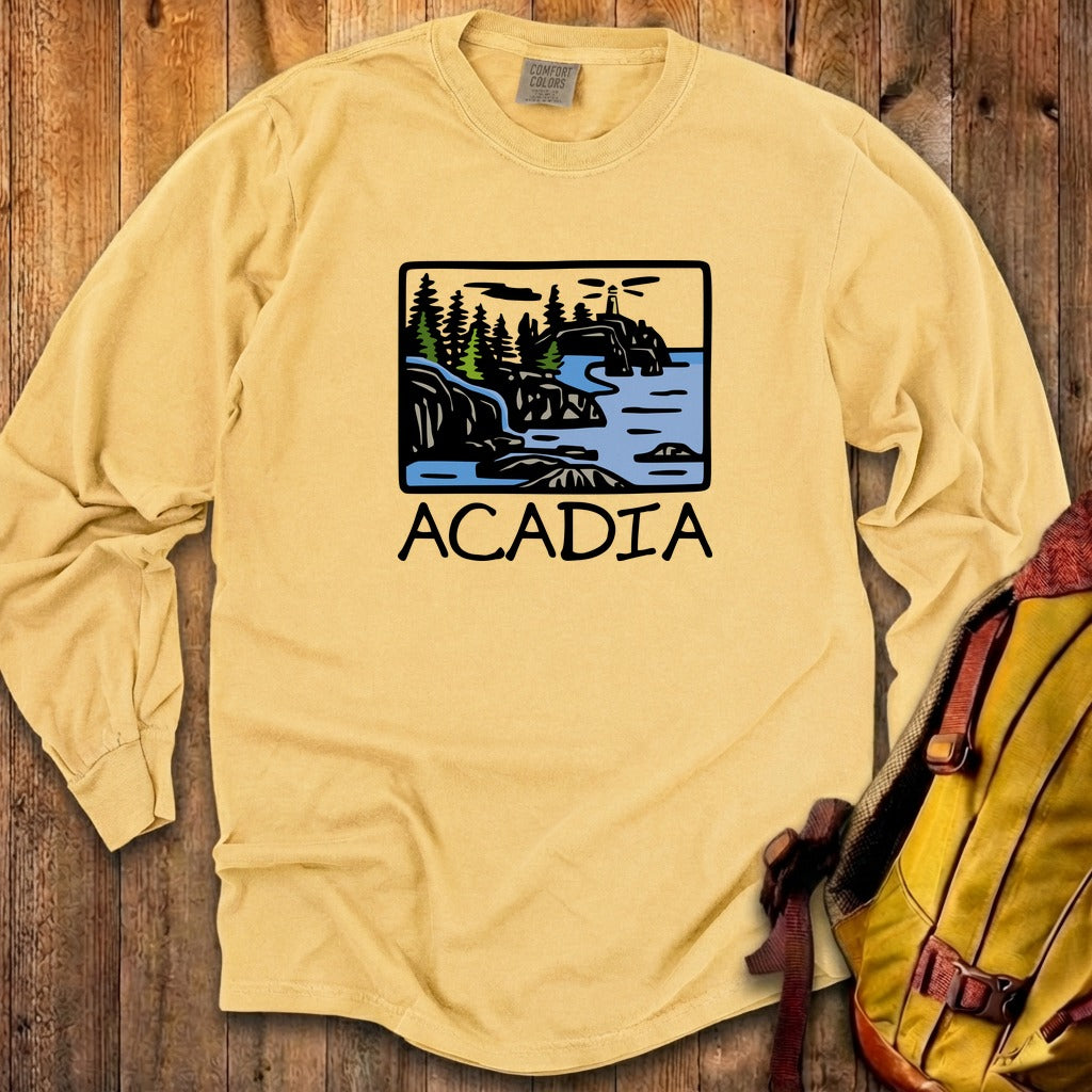 Acadia National Park Cotton Long Sleeve