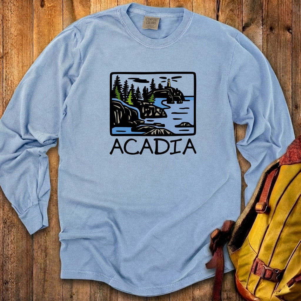 Acadia National Park Cotton Long Sleeve