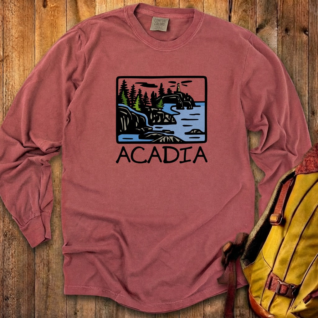 Acadia National Park Cotton Long Sleeve