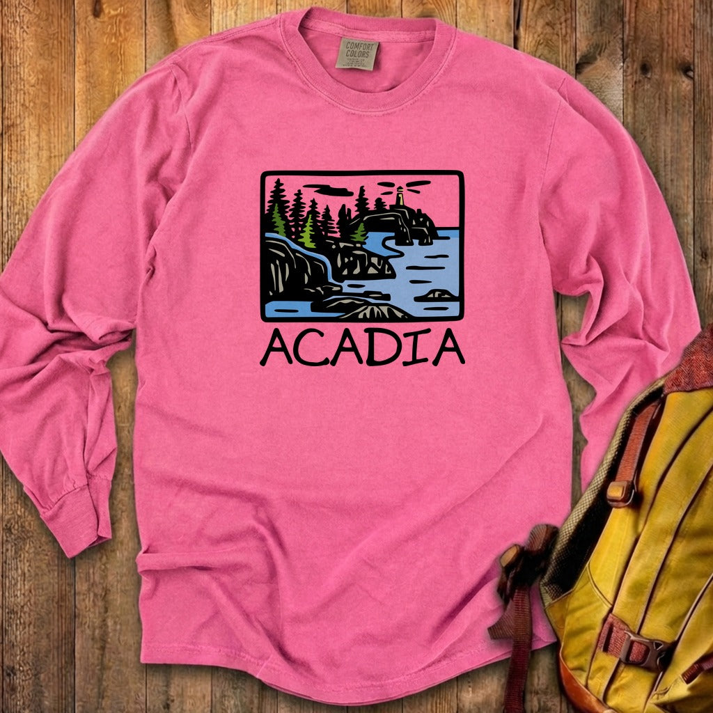 Acadia National Park Cotton Long Sleeve