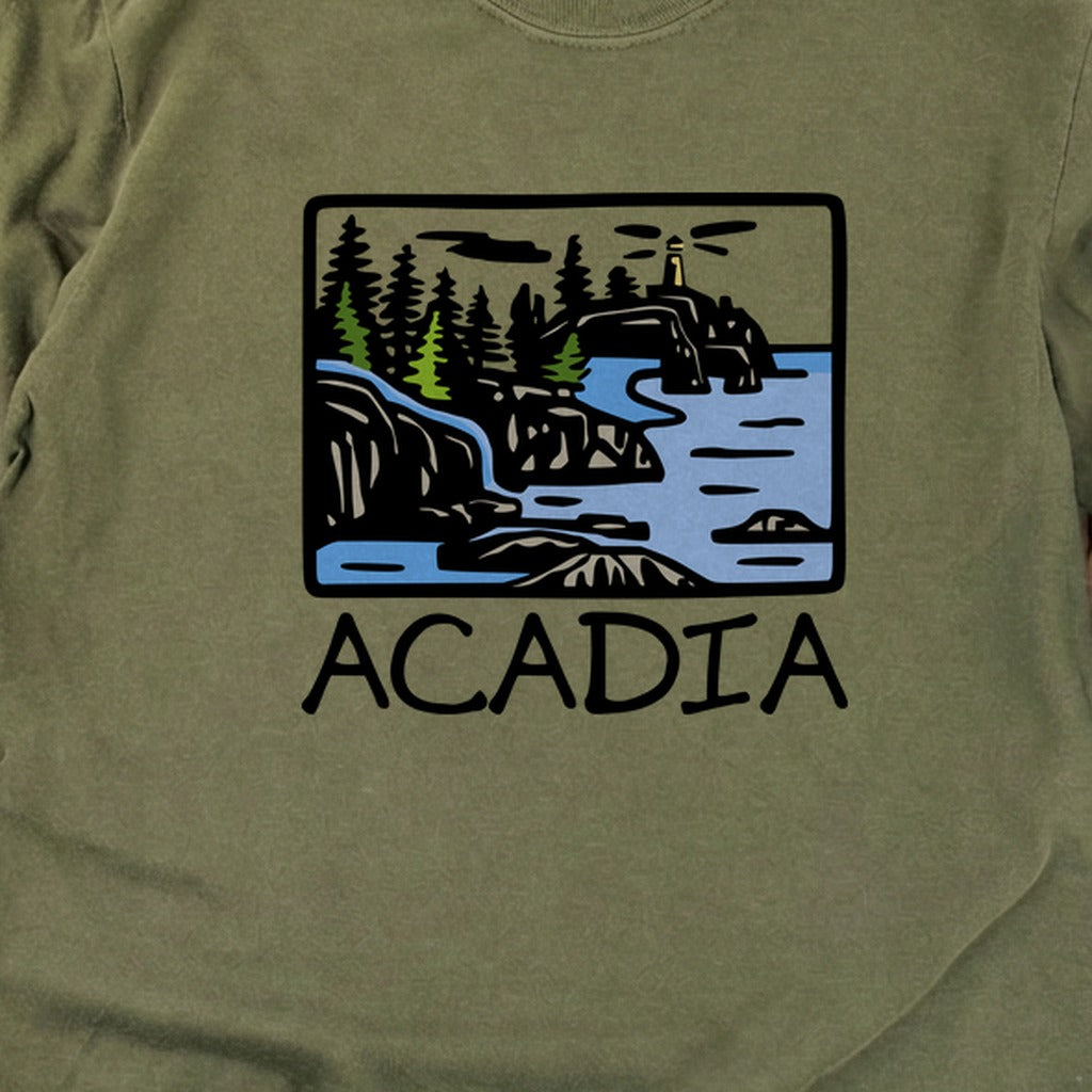 Acadia National Park Cotton Long Sleeve