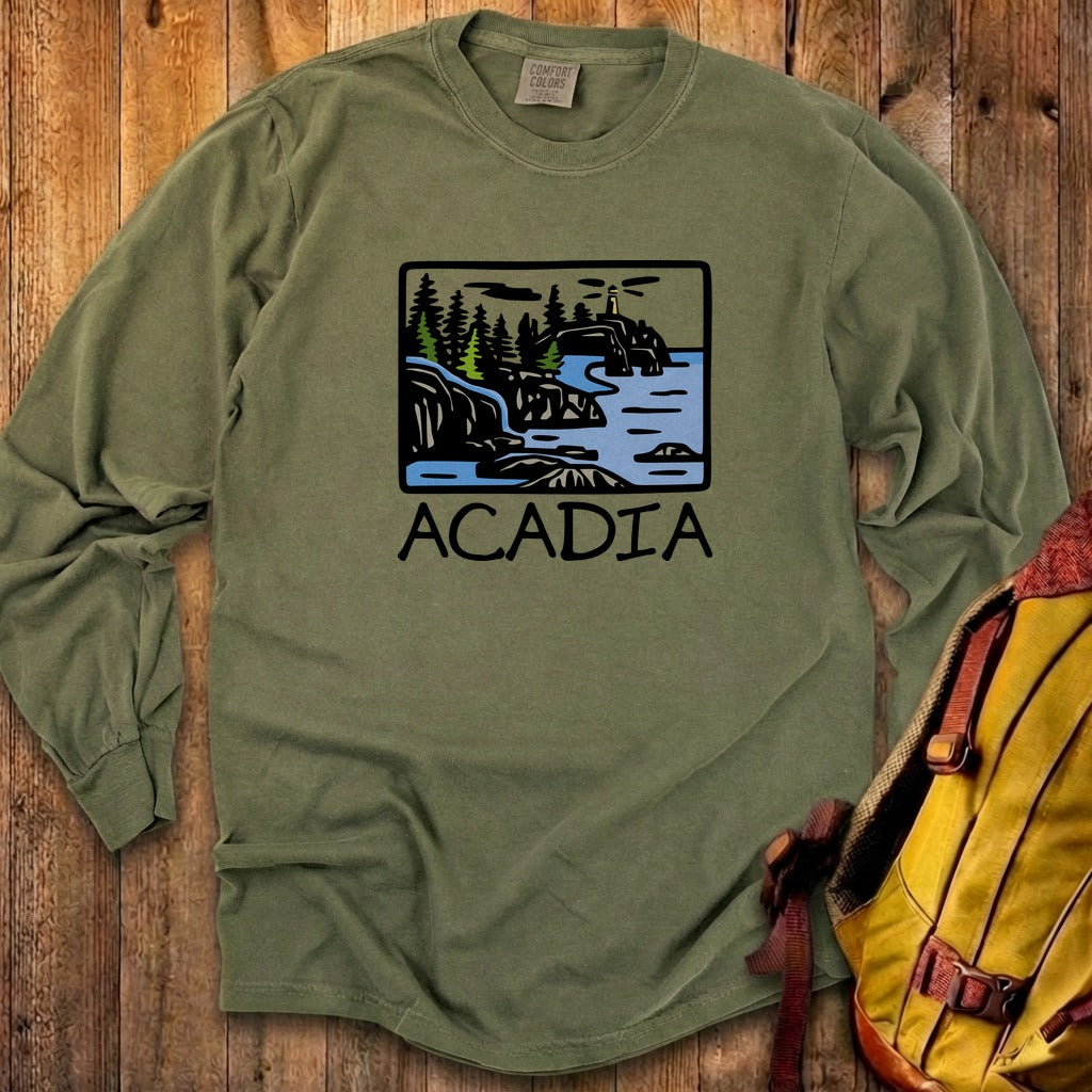 Acadia National Park Cotton Long Sleeve