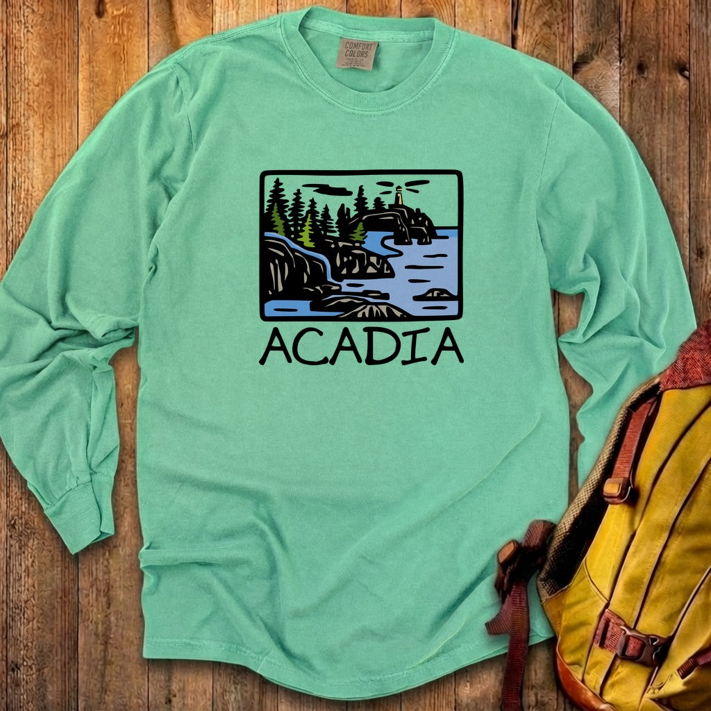 Acadia National Park Cotton Long Sleeve