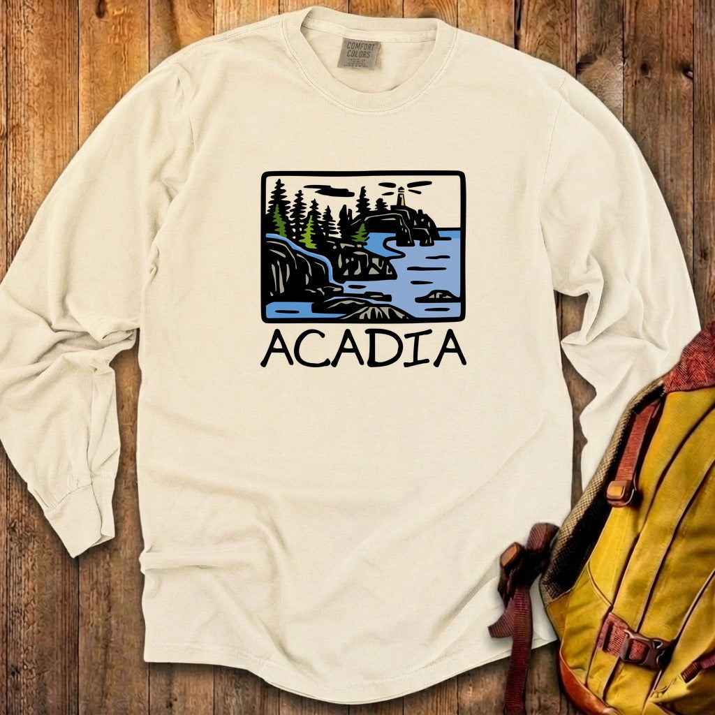 Acadia National Park Cotton Long Sleeve