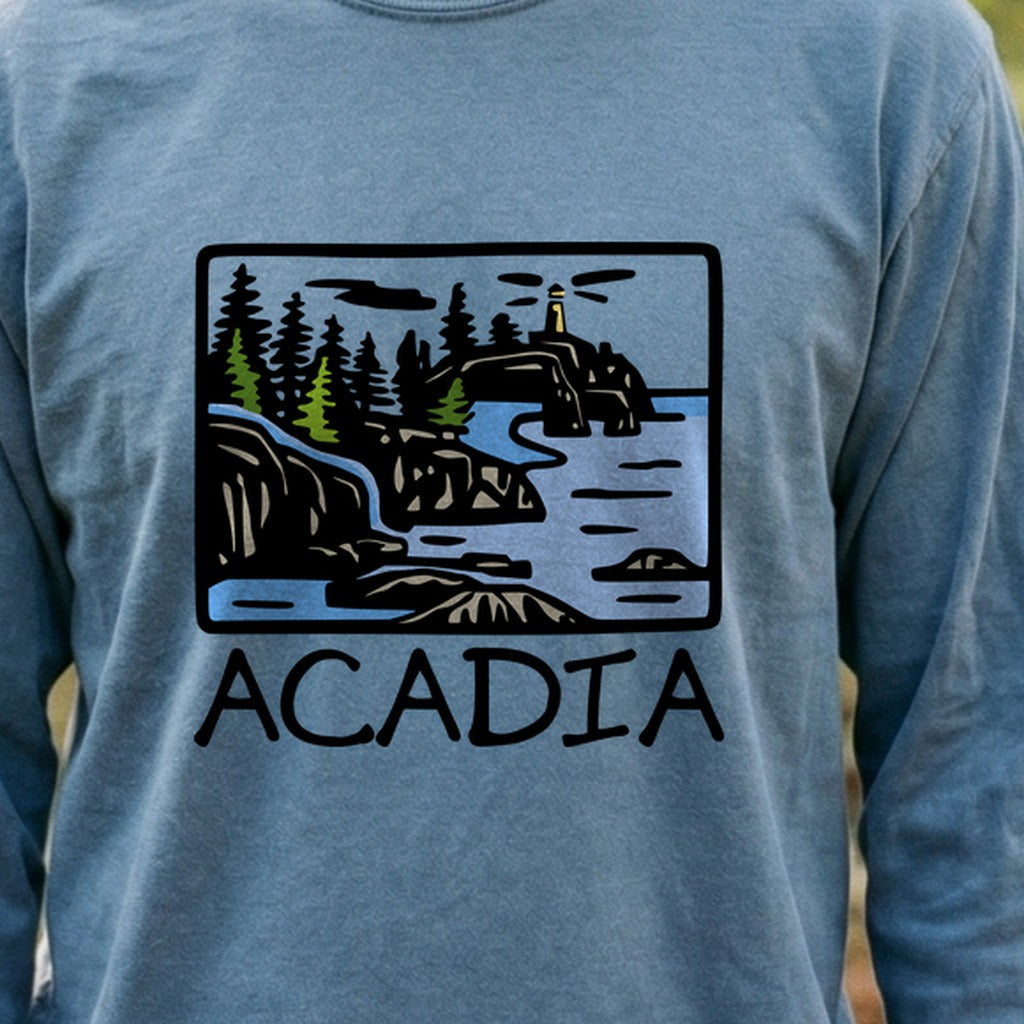 Acadia National Park Cotton Long Sleeve