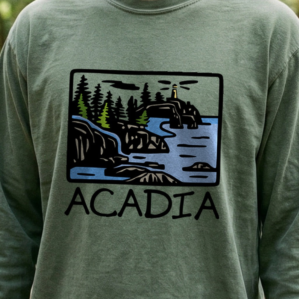 Acadia National Park Cotton Long Sleeve
