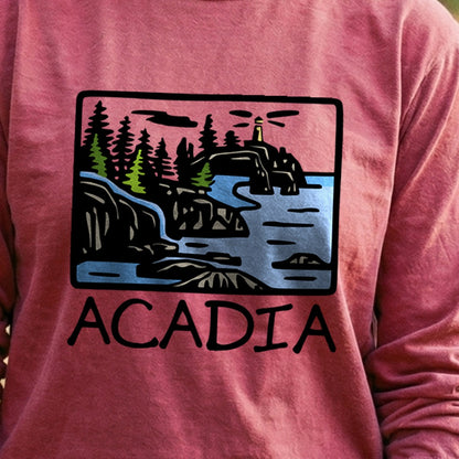Acadia National Park Cotton Long Sleeve