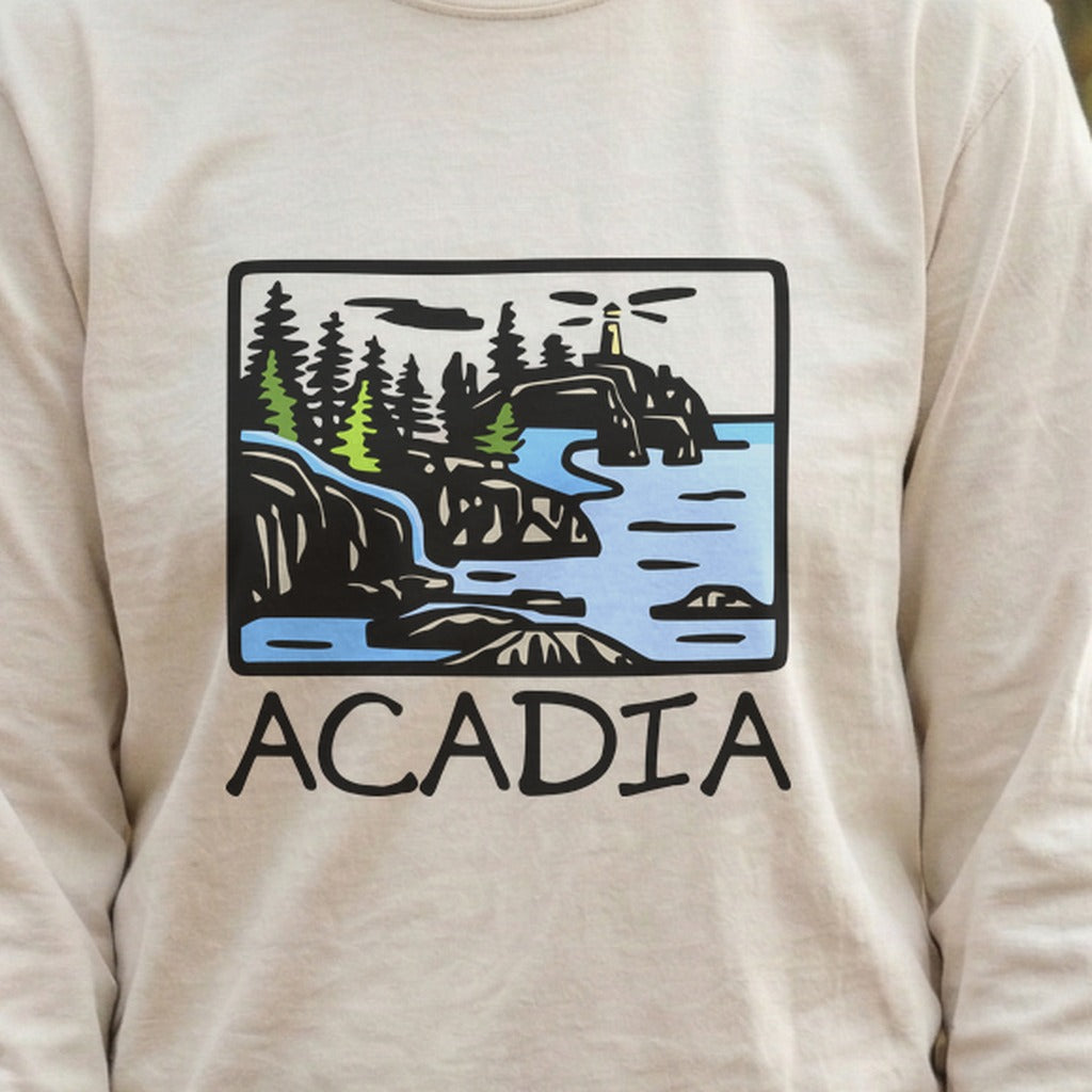 Acadia National Park Cotton Long Sleeve