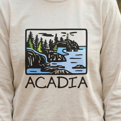 Acadia National Park Cotton Long Sleeve