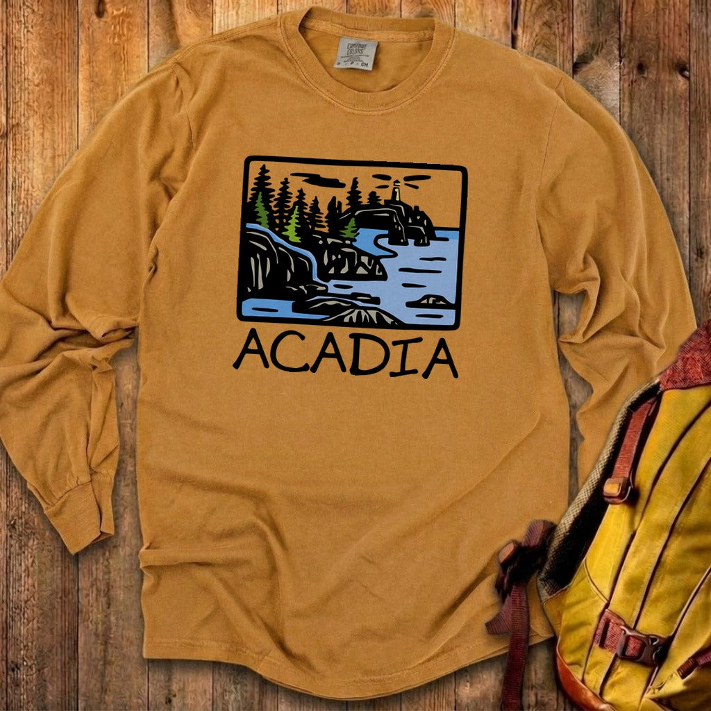 Acadia National Park Cotton Long Sleeve