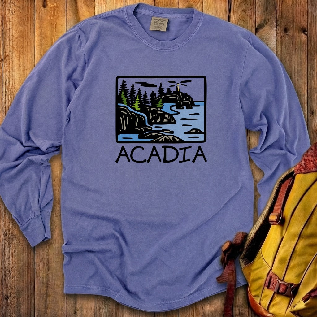 Acadia National Park Cotton Long Sleeve