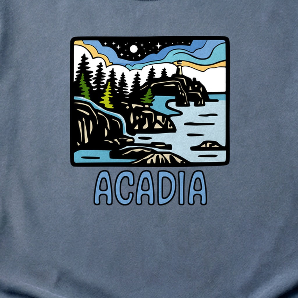 Acadia at Night Cotton T-Shirt