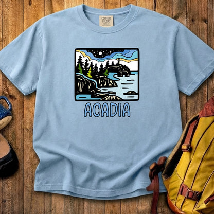 Acadia at Night Cotton T-Shirt