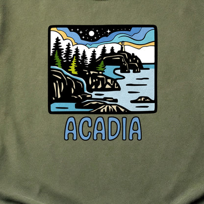 Acadia at Night Cotton T-Shirt