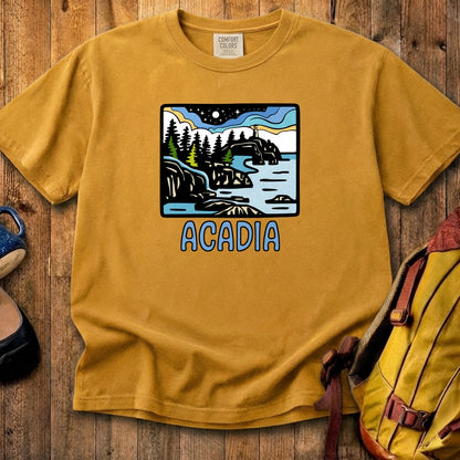 Acadia at Night Cotton T-Shirt