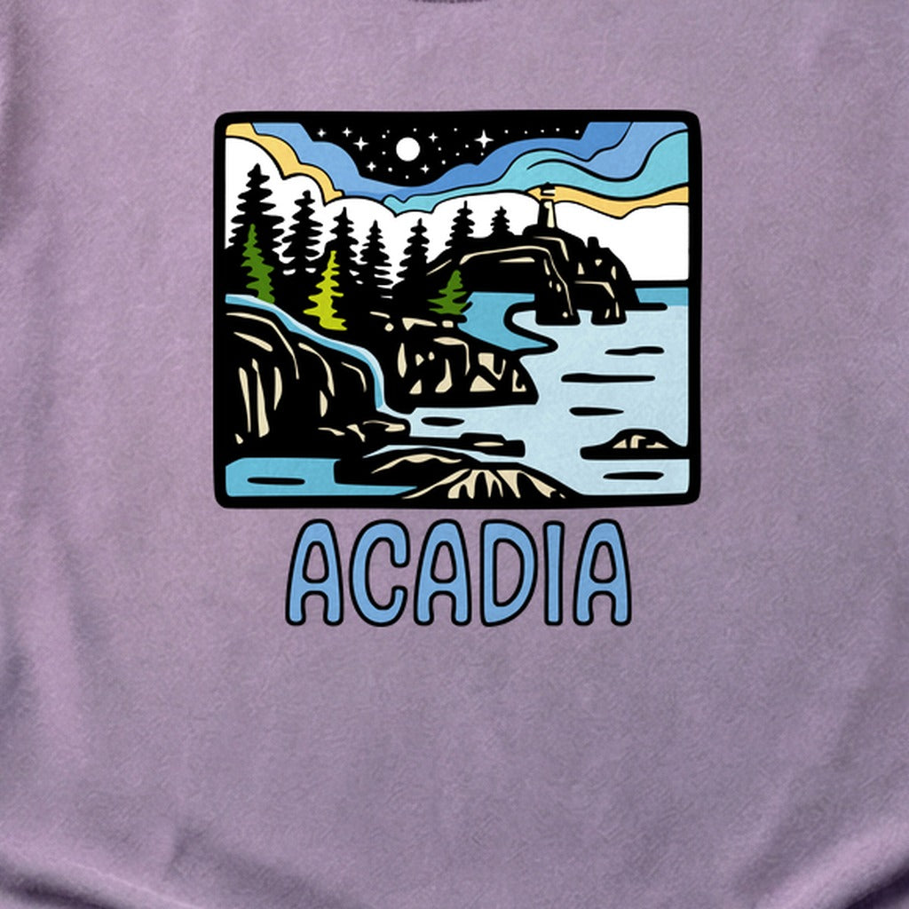 Acadia at Night Cotton T-Shirt