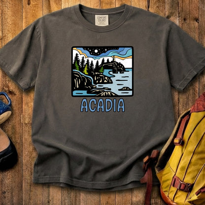 Acadia at Night Cotton T-Shirt