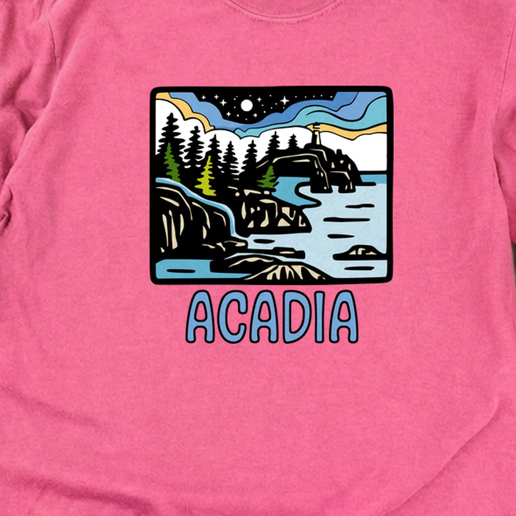 Acadia at Night Cotton Long Sleeve