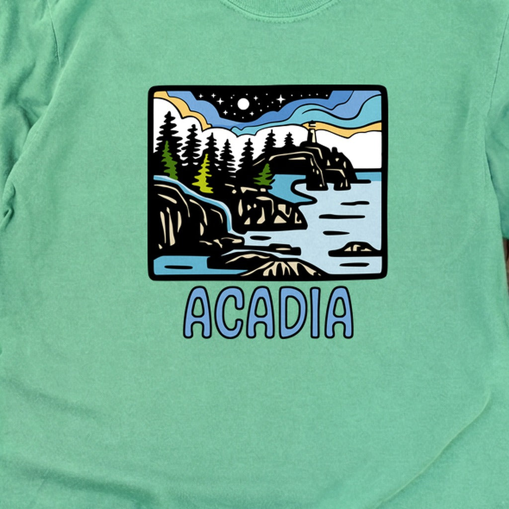 Acadia at Night Cotton Long Sleeve