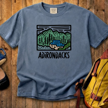 Adirondack Mountains Cotton T-Shirt