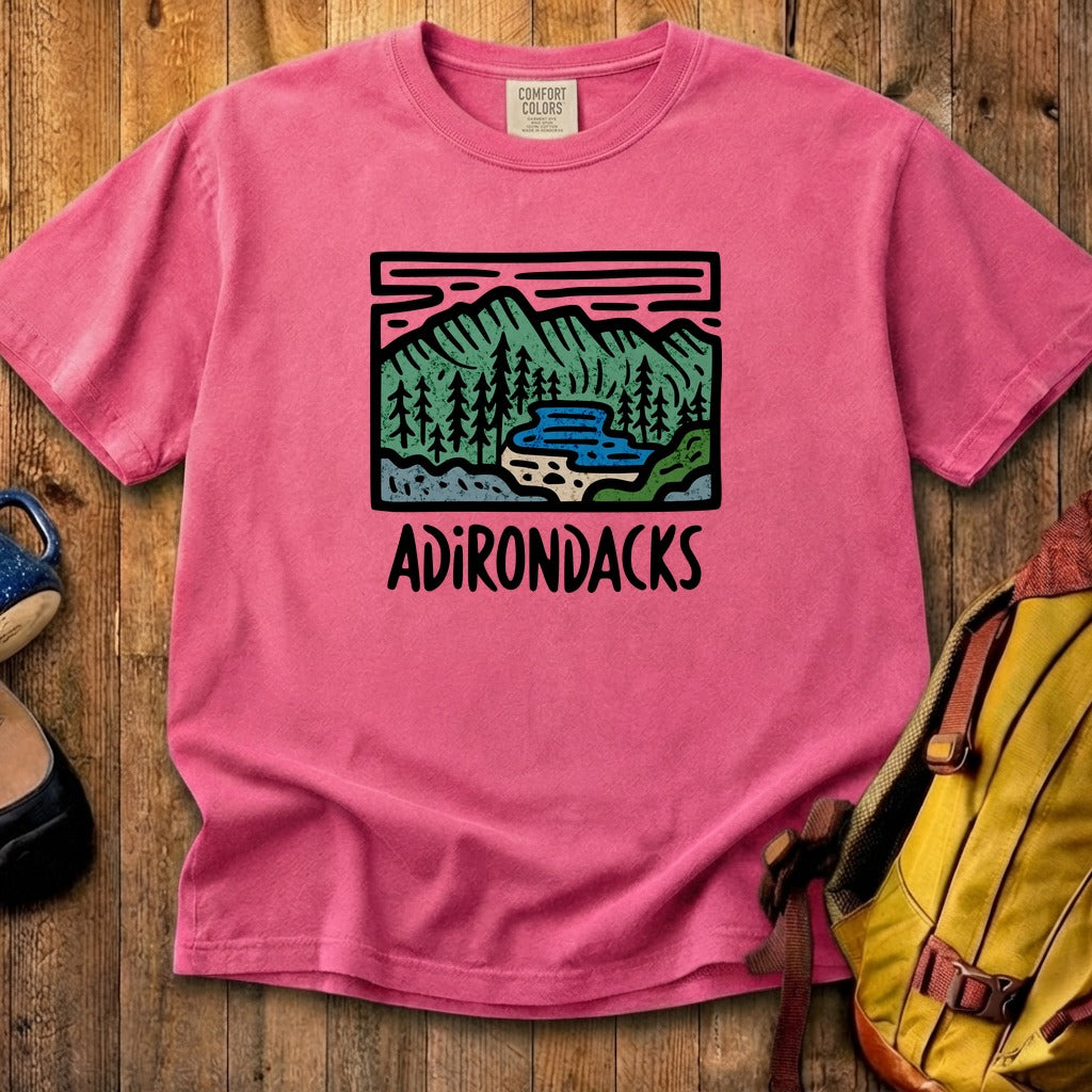 Adirondack Mountains Cotton T-Shirt