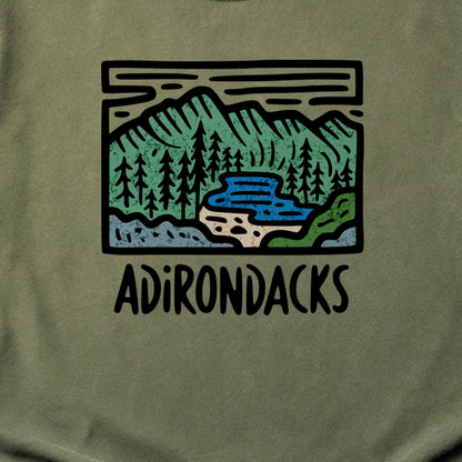Adirondack Mountains Cotton T-Shirt
