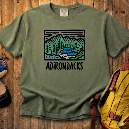 Adirondack Mountains Cotton T-Shirt