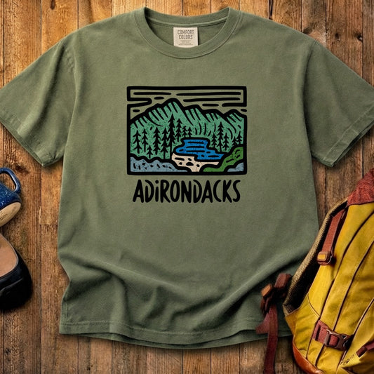 Adirondack Mountains Cotton T-Shirt