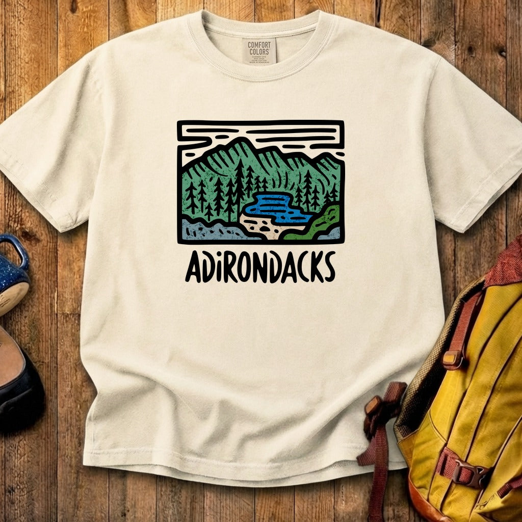 Adirondack Mountains Cotton T-Shirt