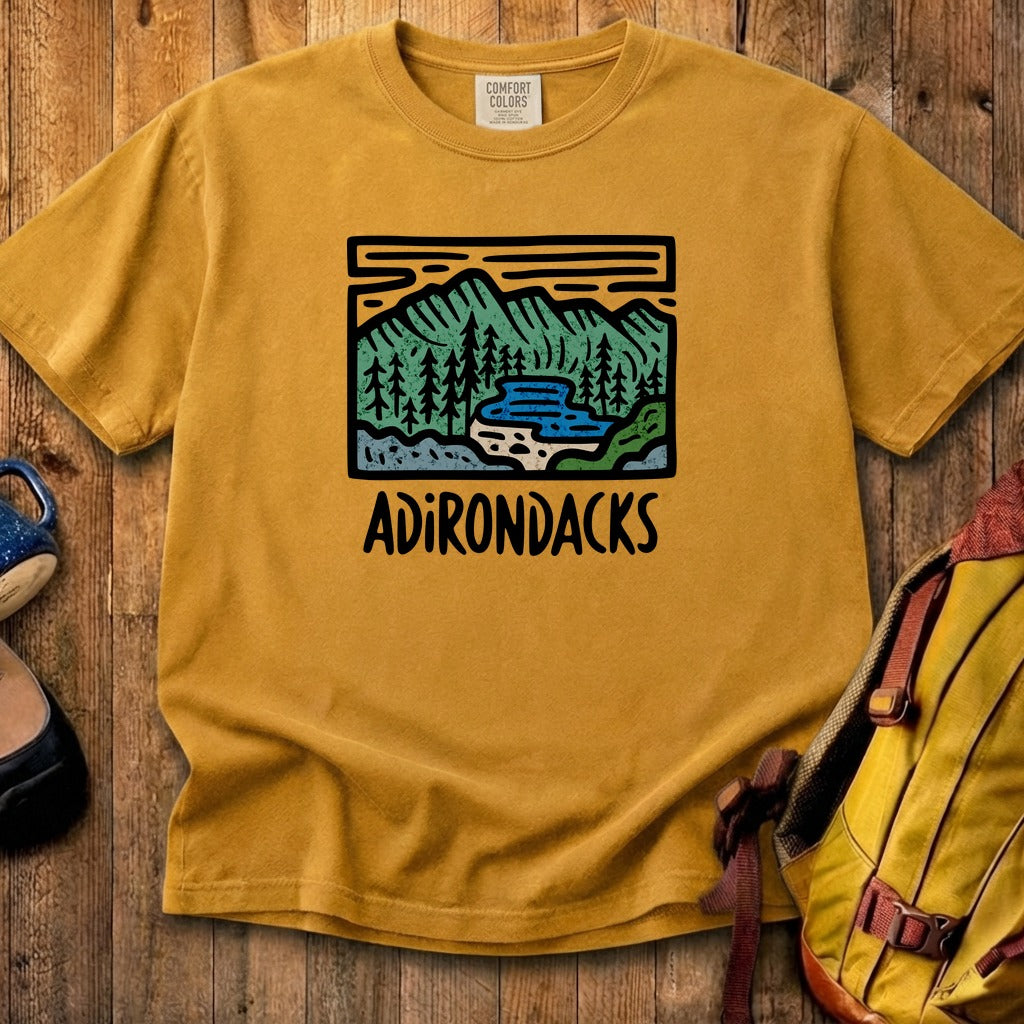 Adirondack Mountains Cotton T-Shirt