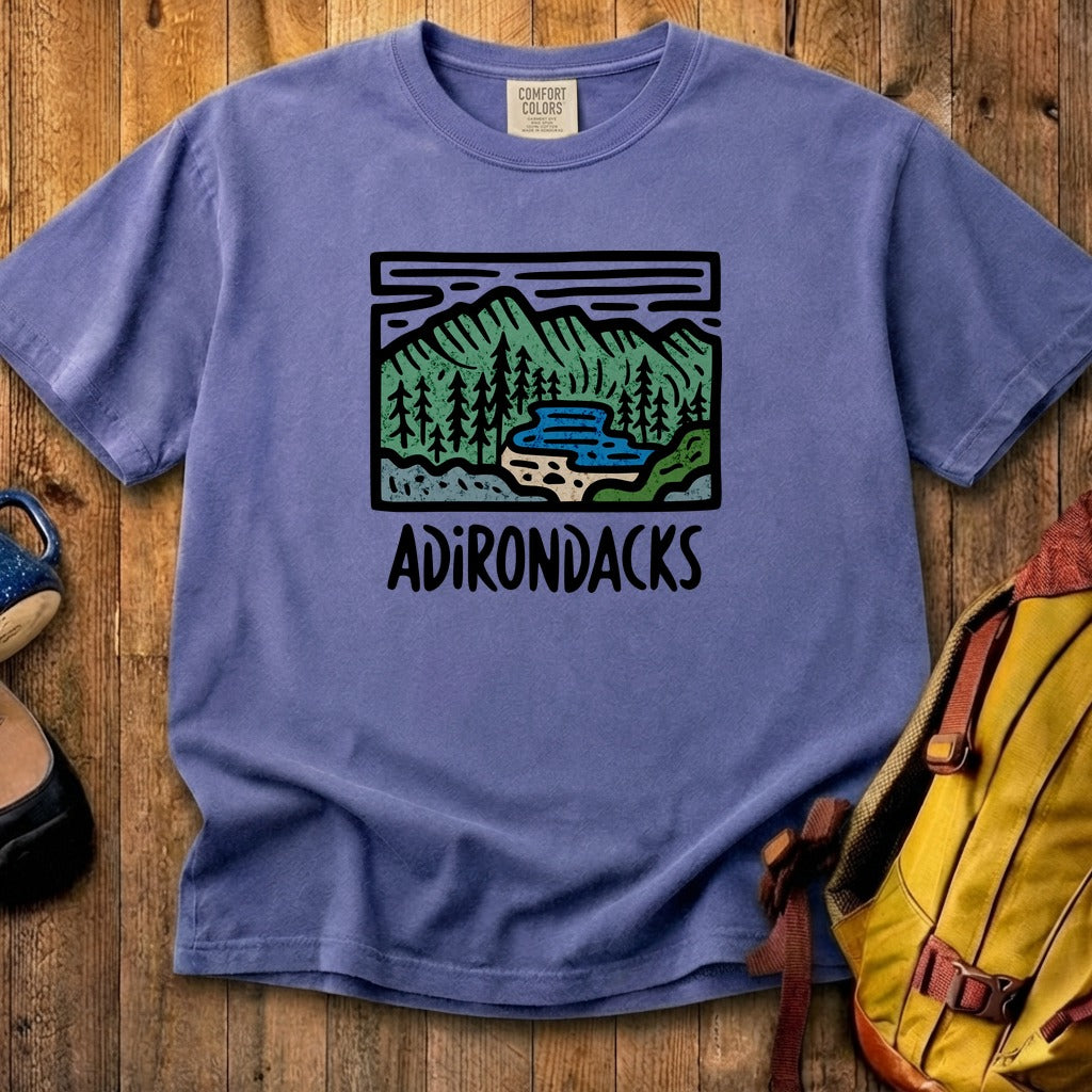 Adirondack Mountains Cotton T-Shirt