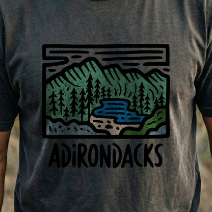 Adirondack Mountains Cotton T-Shirt