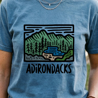 Adirondack Mountains Cotton T-Shirt