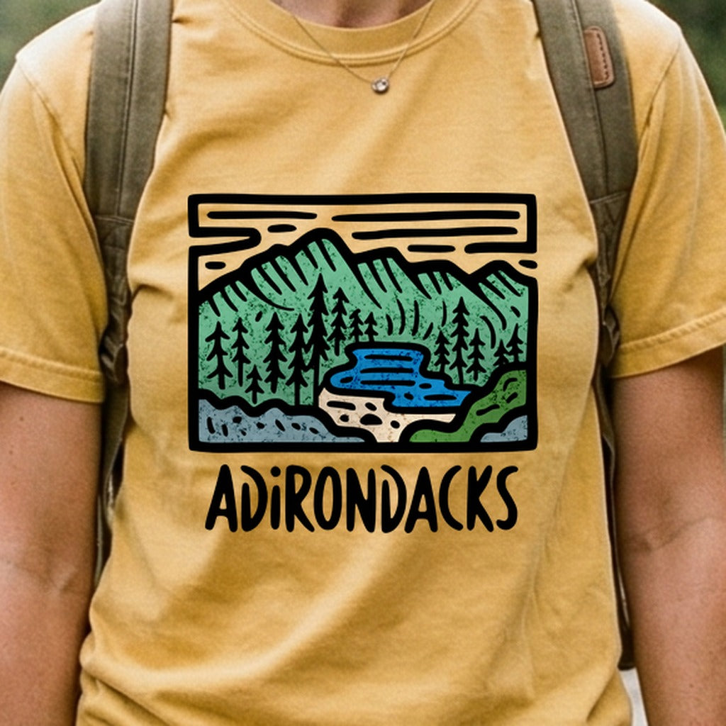 Adirondack Mountains Cotton T-Shirt