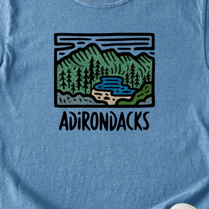 Adirondack Mountains Kids Cotton T-Shirt