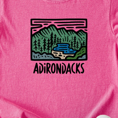 Adirondack Mountains Kids Cotton T-Shirt