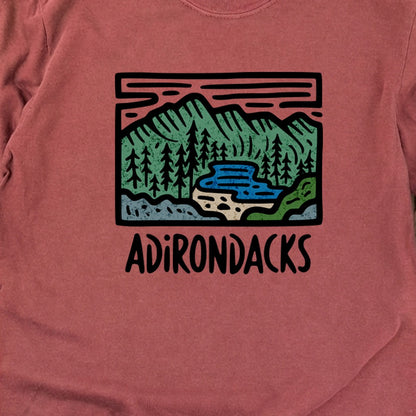 Adirondack Mountains Cotton Long Sleeve
