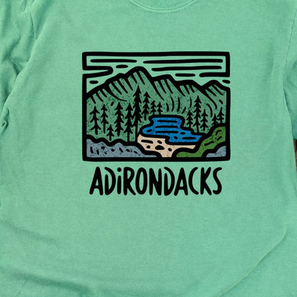 Adirondack Mountains Cotton Long Sleeve