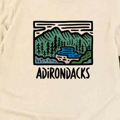 Adirondack Mountains Cotton Long Sleeve