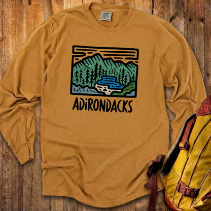 Adirondack Mountains Cotton Long Sleeve