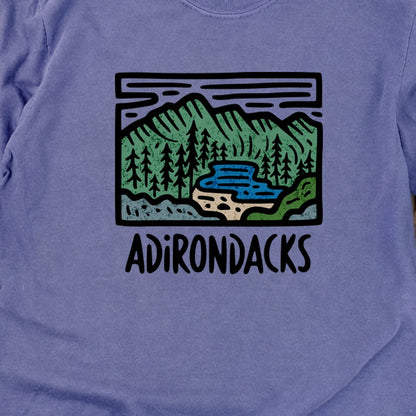 Adirondack Mountains Cotton Long Sleeve