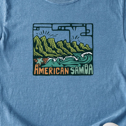American Samoa National Park Kids Cotton T-Shirt