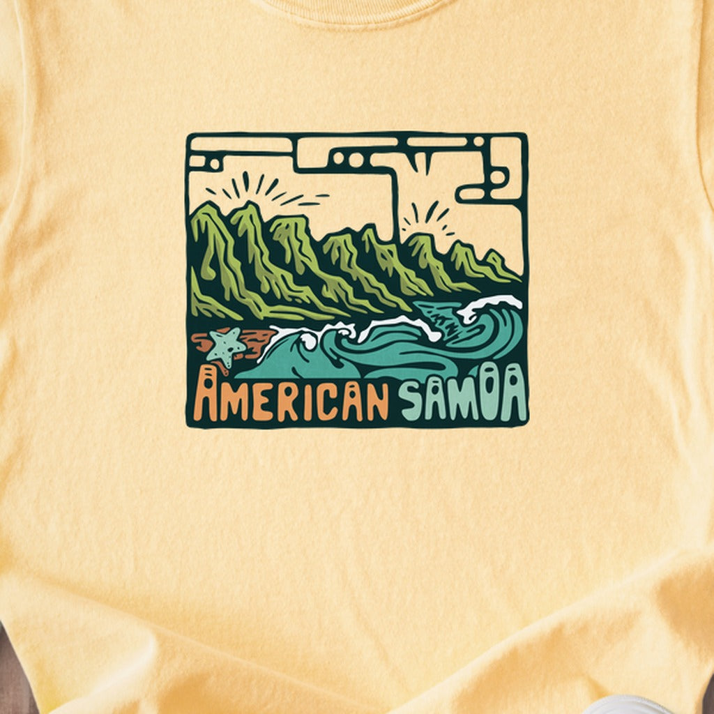 American Samoa National Park Kids Cotton T-Shirt