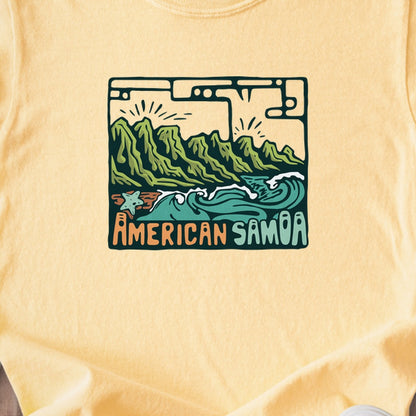 American Samoa National Park Kids Cotton T-Shirt