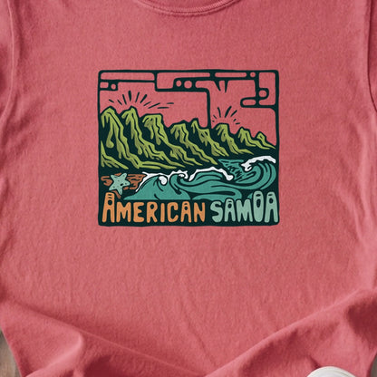 American Samoa National Park Kids Cotton T-Shirt